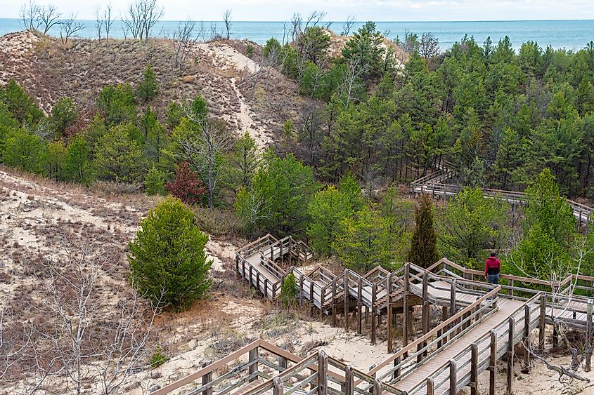 Indiana Dunes National Park in Indiana.