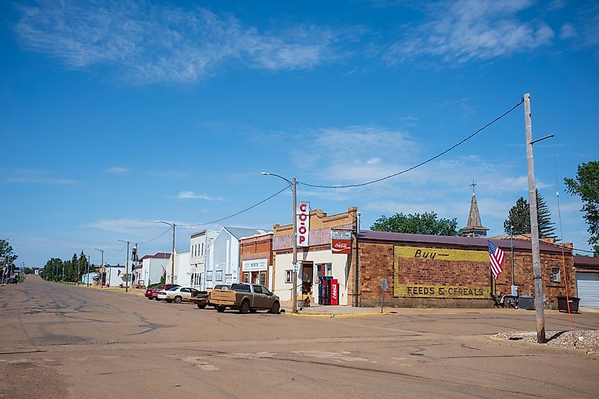 Hettinger County Historical Society Museum Complex, including Dr. S.W. Hill Drug Store (Regent, North Dakota)