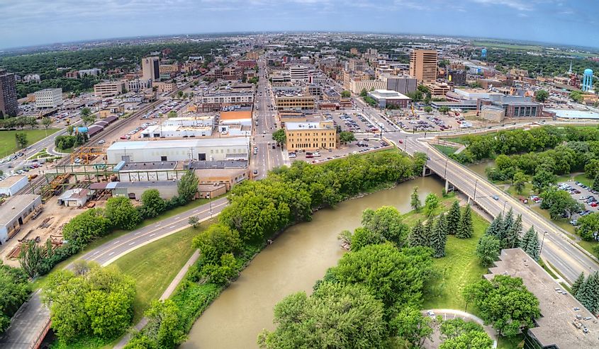 Fargo is a the largest City in North Dakota on the Red River
