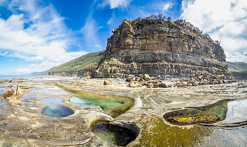 Gorgeous scenery at the Royal National Park near Lilyvale, Australia