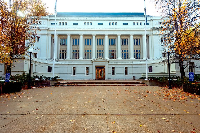 the Plumas County Courthouse in Quincy, California.