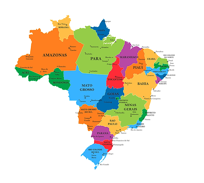 Mapa Atlas Brasil 