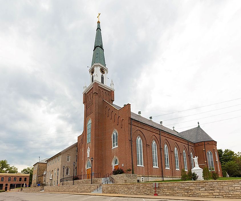 Historic Catholic Church at Ste. Genevieve, Missouri