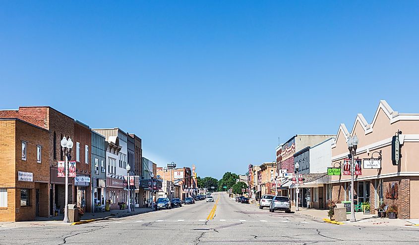 Luverne, Minnesota, USA. Editorial credit: Nolichuckyjake / Shutterstock.com