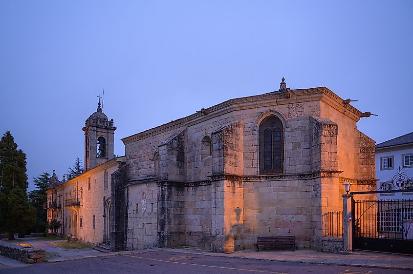 A historical building in Sarria, Spain.