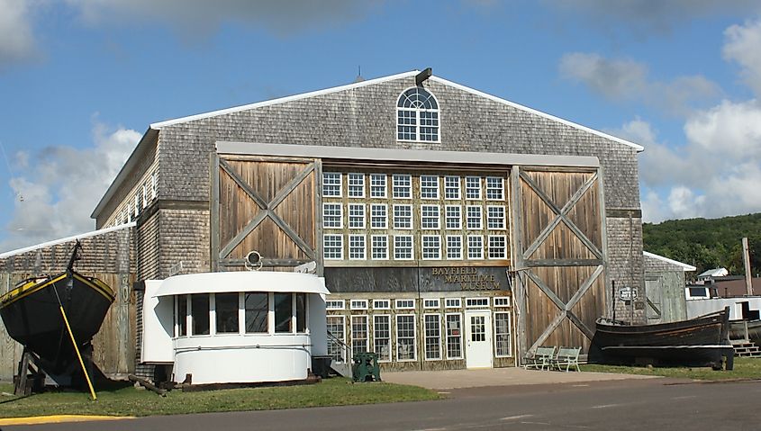 Bayfield Maritime Museum in Bayfield, Wisconsin.