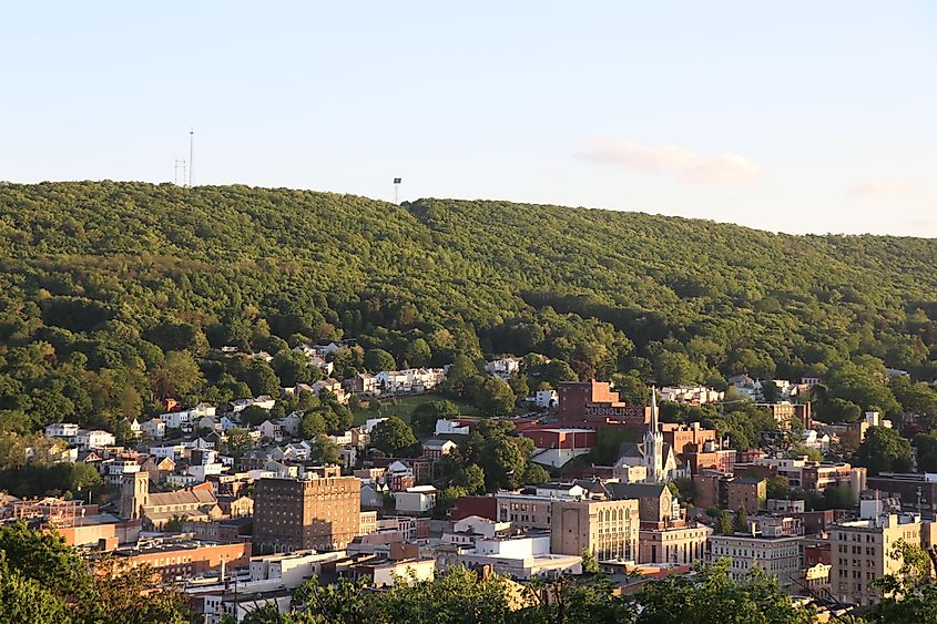 City of Pottsville, as seen by Nativity High School. 