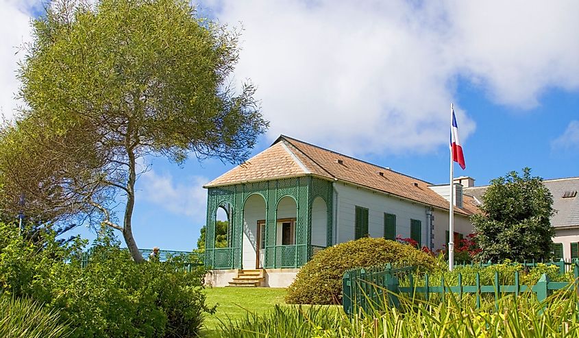 Longwood House which was the residence of Napoleon during his exile to St Helena