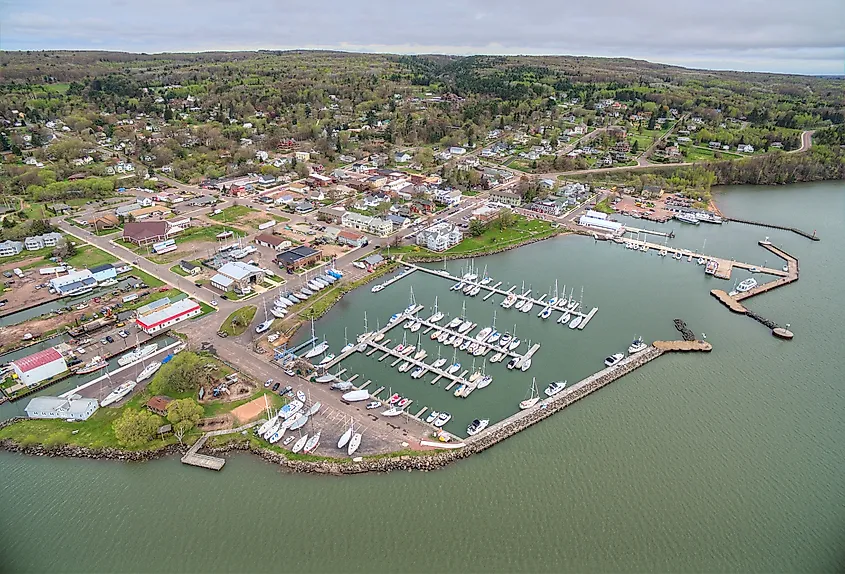 Bayfield, Wisconsin and Lake Superior.