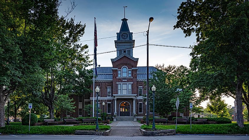 Historic Simpson Courthouse in Franklin, Kentucky