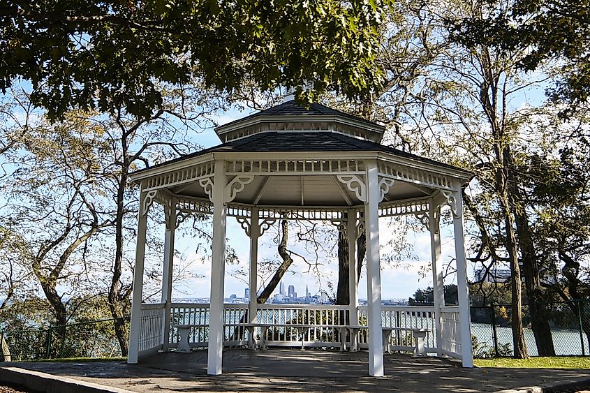 The gazebo in Lakewood, Ohio