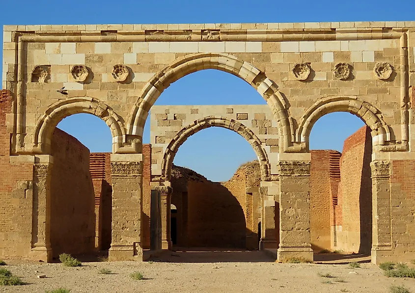 Qasr Mshatta palace built by Caliph Al-Wadid