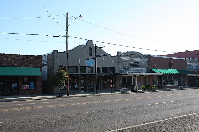 Downtown Ponchatoula in Louisiana