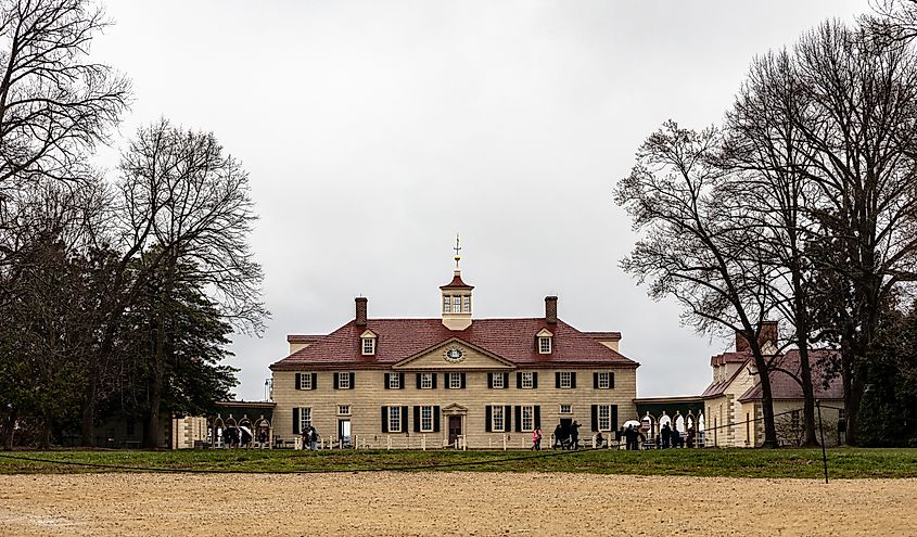 Mount Vernon in Virginia.