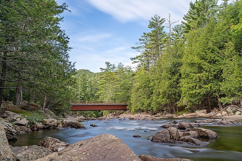 Beautiful nature in Keene Valley, New York