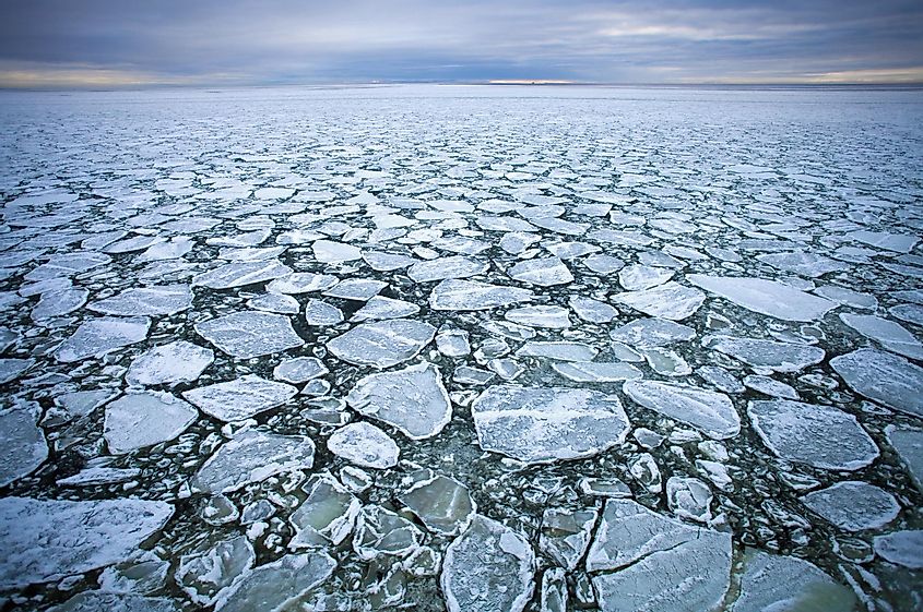 Drift ice in the Baltic Sea