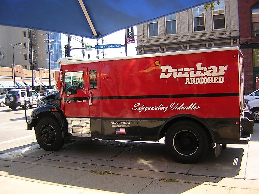 Dunbar armored truck 