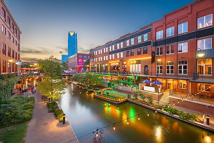 Bricktown Canal, Oklahoma.