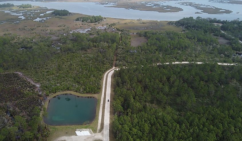 Aerial view of Nocatee Landing Ponte Vedra Beach, Florida