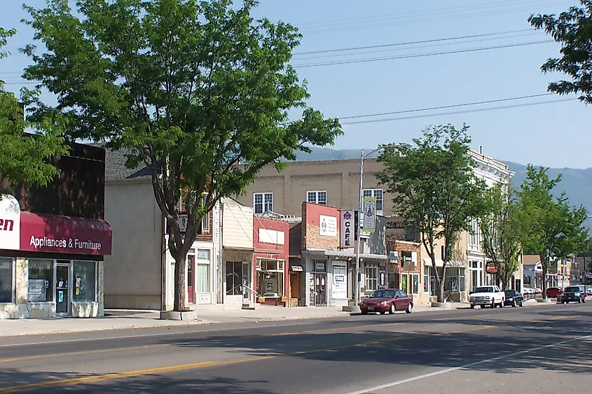 Beautiful downtown Ephraim, Utah.
