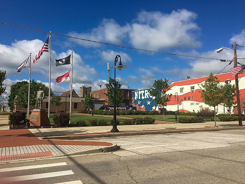 Living Memorial Park in downtown Nitro, West Virginia