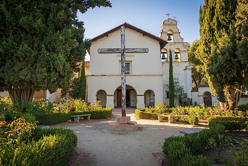 Mission San Juan Bautista, California.