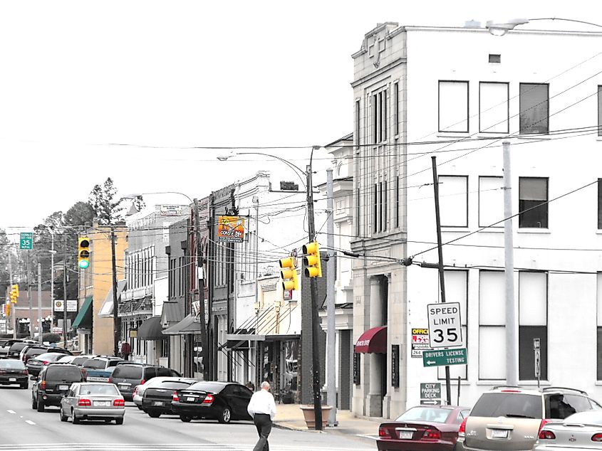 Downtown Guntersville.