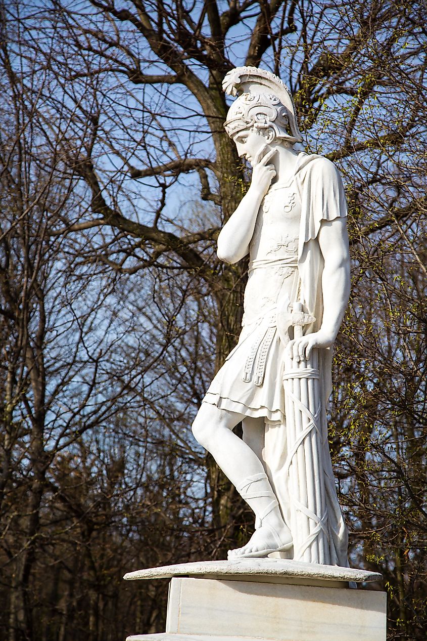 Statue of Quintus Fabius Maximus, the Fabian Strategy's namesake.
