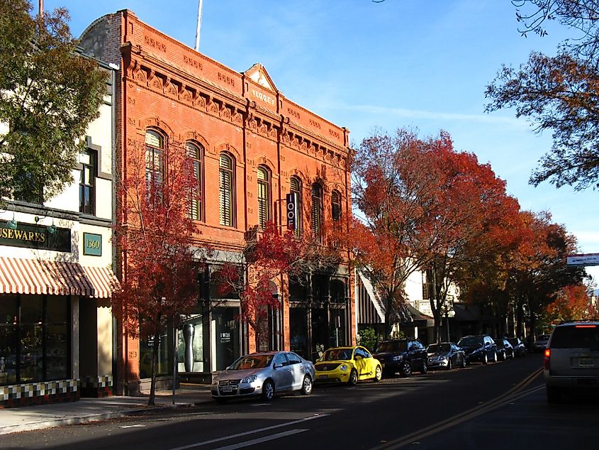 Downtown St. Helena, California