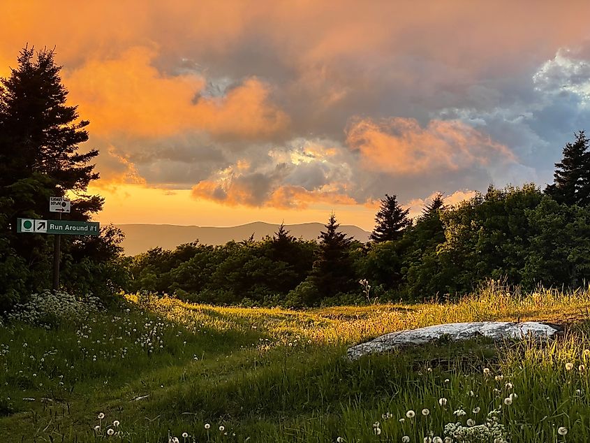 Bromley Mountain near Peru, Vermont.