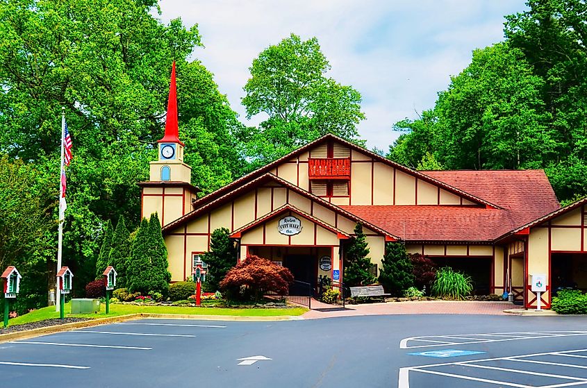 Helen City Hall in Helen, Georgia