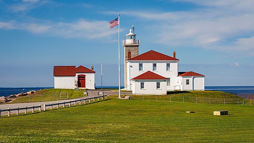 Westerly Watch Hill Lighthouse, Rhode Island.