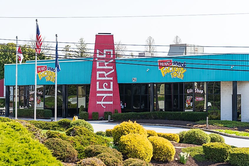 Herr's Snack Factory in Nottingham, Pennsylvania.