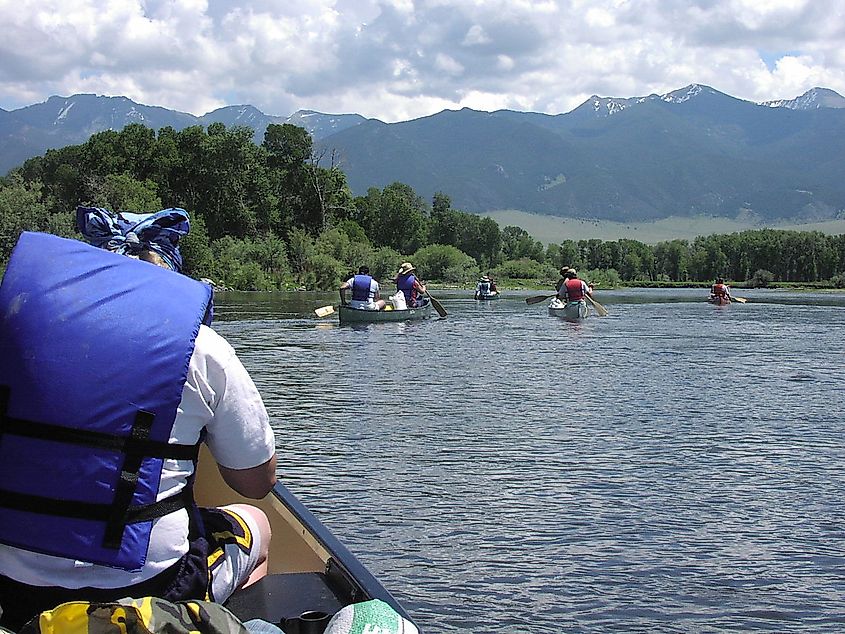 Jefferson River canoe trail