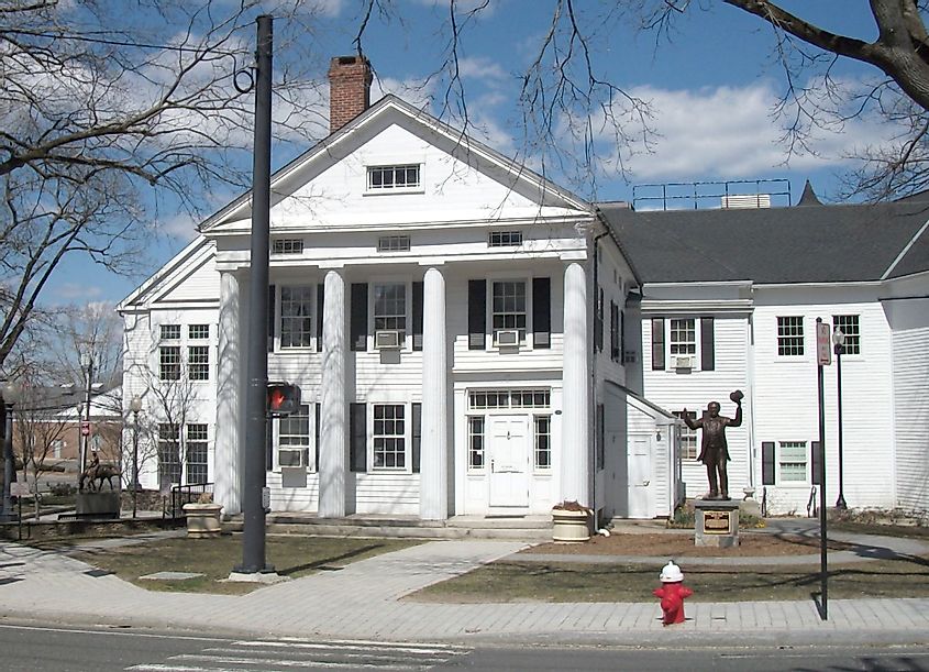 Seth Seelye House now the Bethel Public Library is a historic building in Bethel, Connecticut