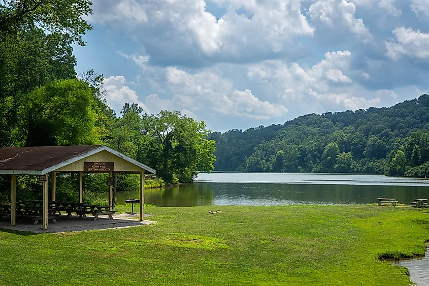 Strouds Run State Park located in Athens County Ohio