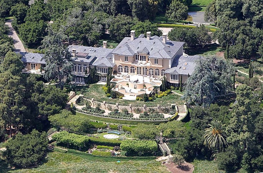 Oprah Winfrey's Promised Land estate and grounds near Montecito, California