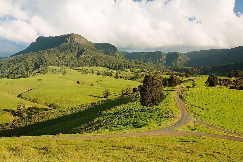 Mt Razorback in Beaudesert, Lost World Valley, QLD, Australia