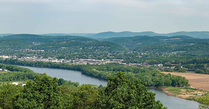 Aerial view of Williamsport