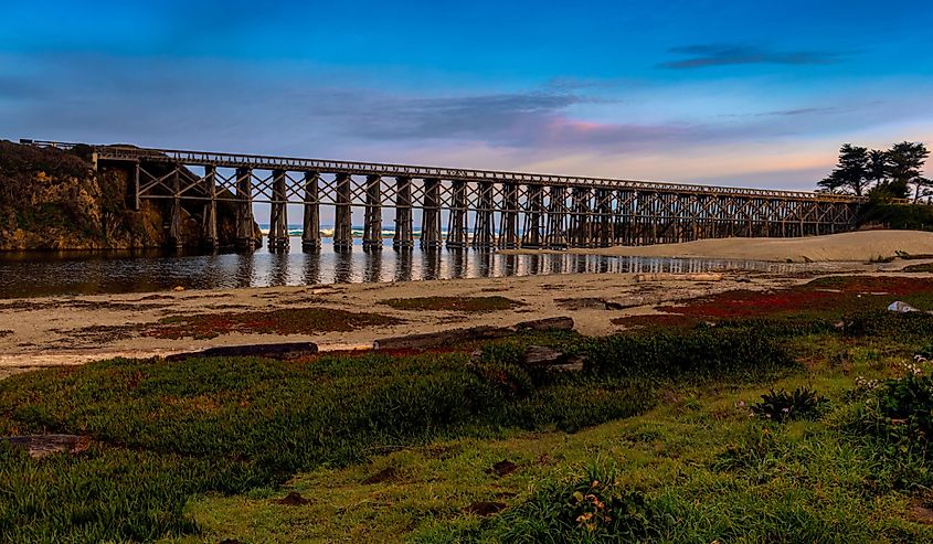 Pudding Creek Trestle, Fort Braggs Historic Bridge.