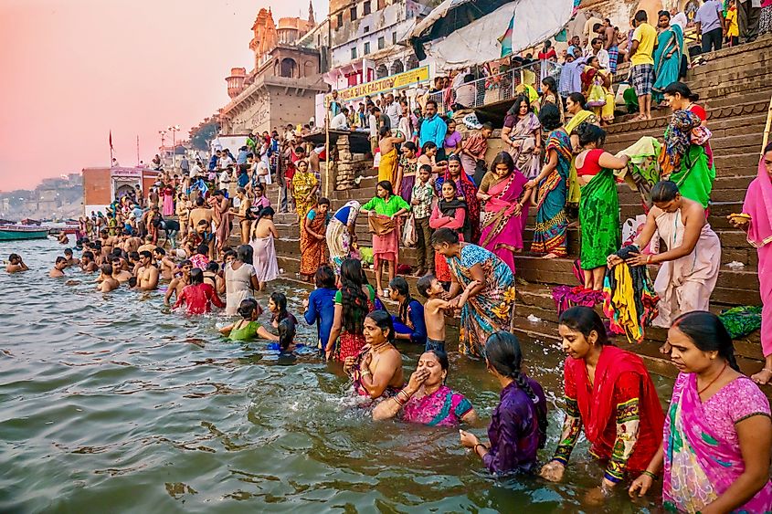 Varanasi pilgrims