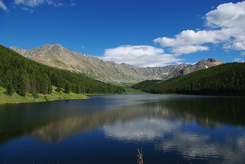 Clinton Gulch Dam Reservoir near Fremont Pass, Rocky Mountains, Colorado
