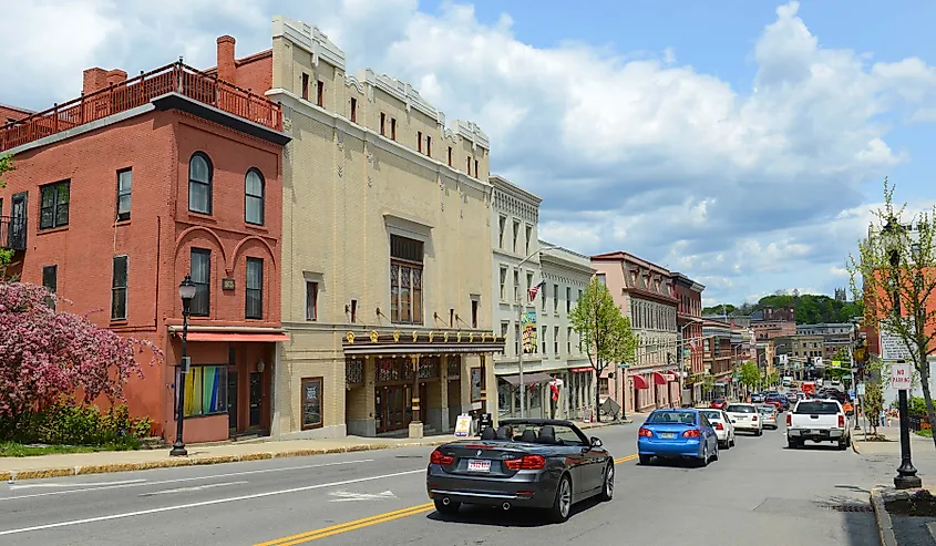 Bangor Opera House, Main Street in downtown Bangor, Maine.