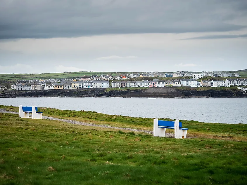 The beautiful coastline of Kilkee, Ireland.