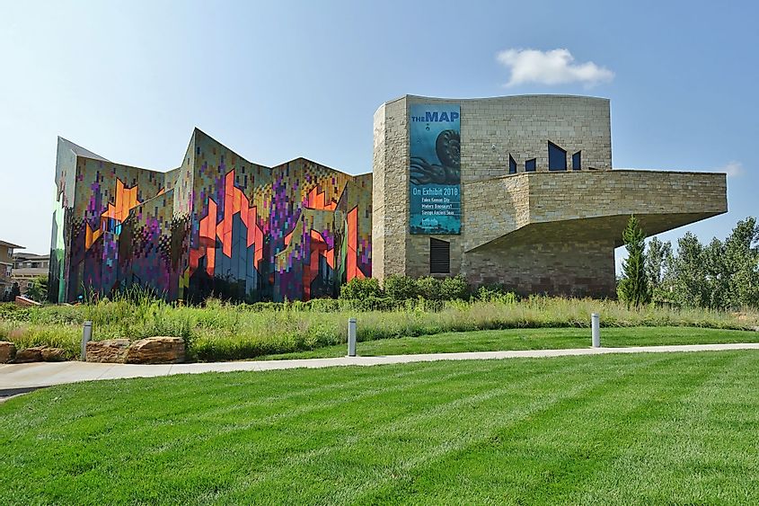 View of the Prairie Fire Museum and Entertainment Complex in Overland Park, Kansas