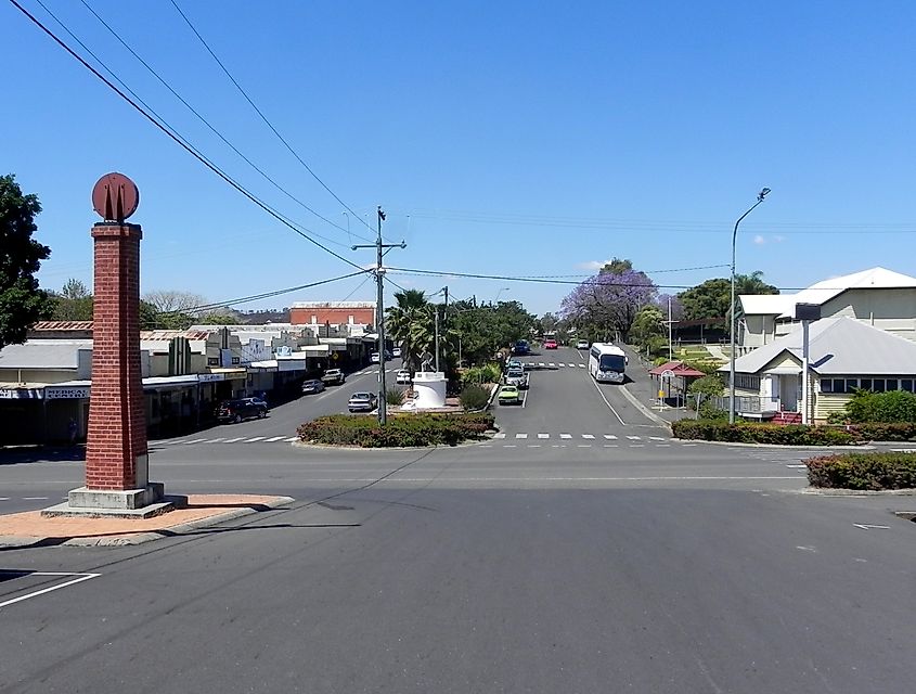 Main Street in Mount Morgan, Queensland, Australia