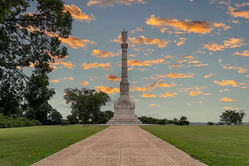 Yorktown Victory Monument at Yorktown Battlefield