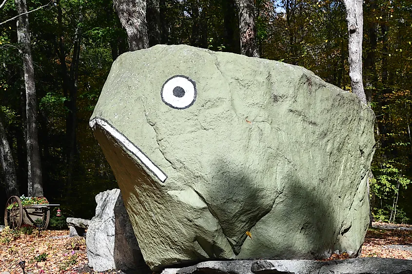 Frog Rock Park in Eastford, Connecticut.