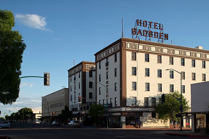 Historic hotel in Douglas, Arizona.
