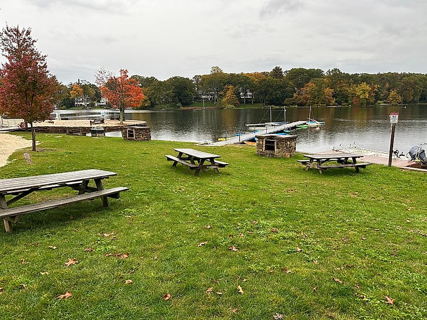 A scenic public park in Mountain Lakes⁩, ⁨New Jersey⁩